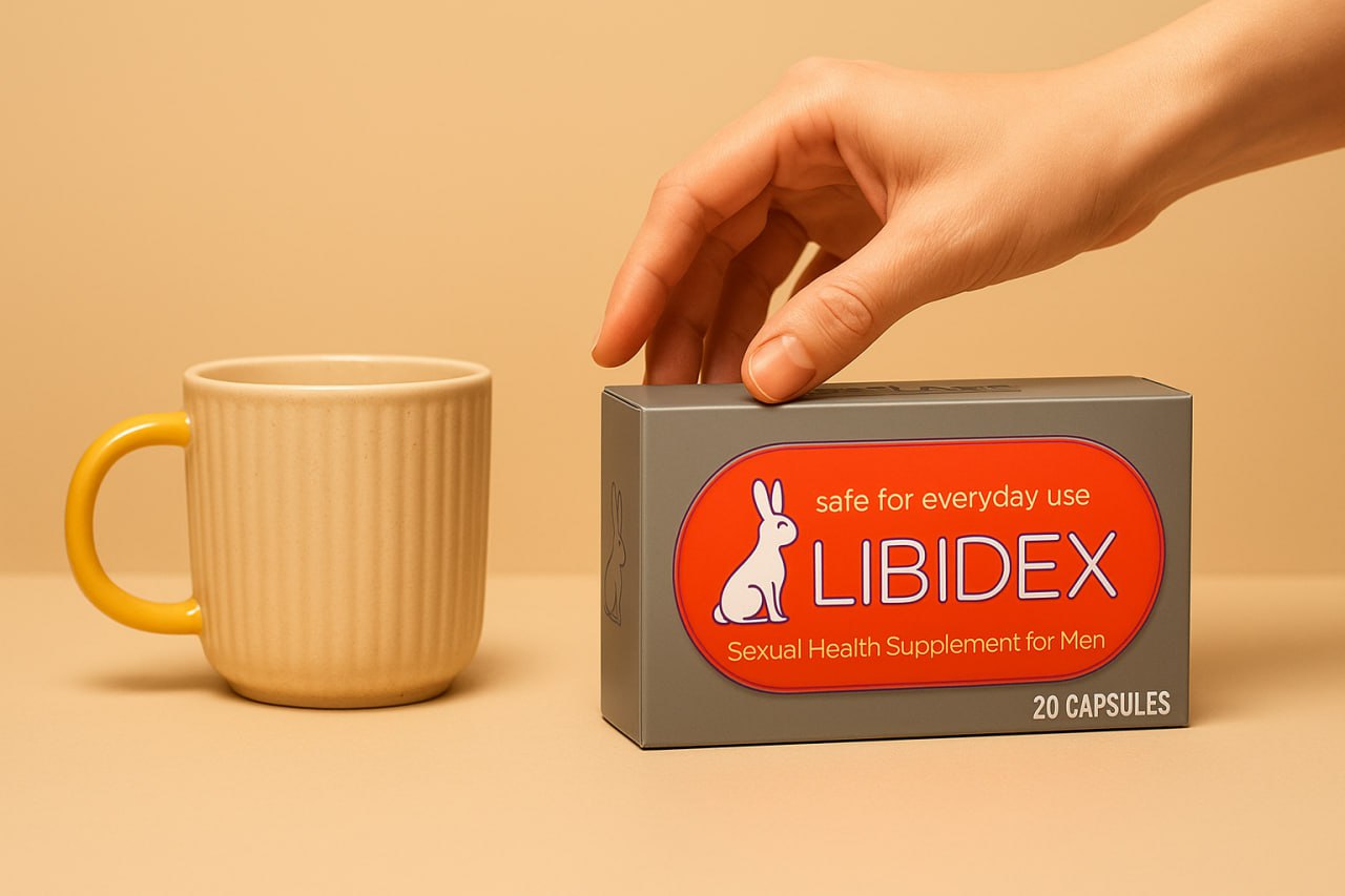 Libidex-promo herbal capsules in modern packaging – natural support for men in India