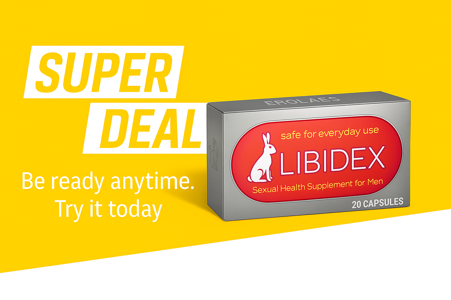 Libidex capsule offer – herbal strength formula now at special price in India